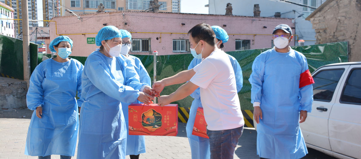 神木市：爱心商家慰问一线防疫工作人员
